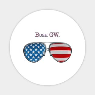 USA GLASSES GEORGE WALKER BUSH Magnet